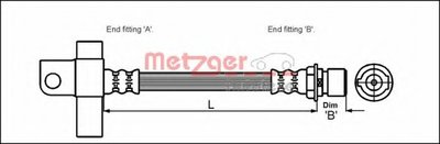 Тормозной шланг METZGER купить