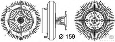 Сцепление, вентилятор радиатора BEHR HELLA SERVICE купить