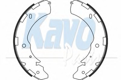 Комплект тормозных колодок MK KASHIYAMA KAVO PARTS купить