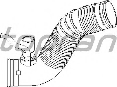 Рукав воздухозаборника, воздушный фильтр TOPRAN купить