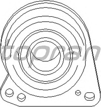 Подшипник, приводной вал TOPRAN купить