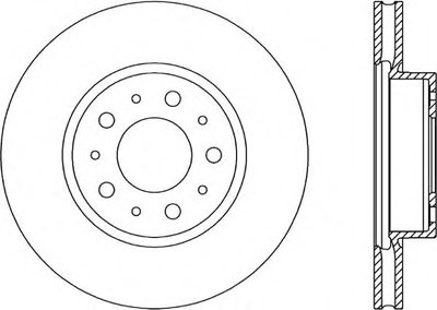 Тормозной диск ADAPTIVE OPEN PARTS купить