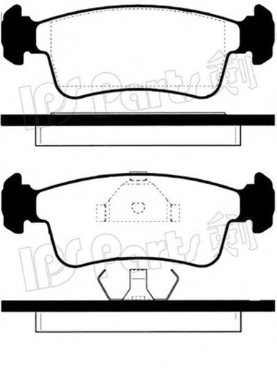 Комплект тормозных колодок, дисковый тормоз IPS Parts IPS Parts купить