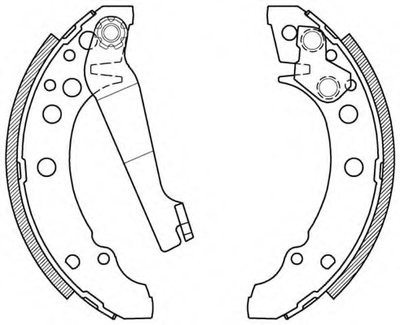 Комплект тормозных колодок ADVANCE OPEN PARTS купить