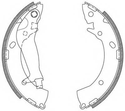 Комплект тормозных колодок ADVANCE OPEN PARTS купить