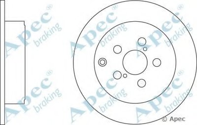 Тормозной диск APEC braking купить