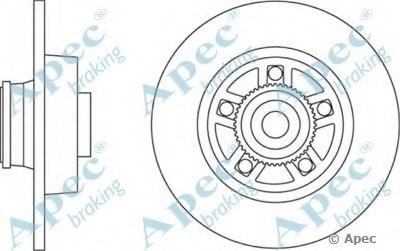 Тормозной диск APEC braking купить