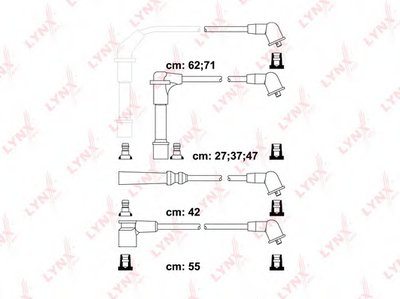 Комплект проводов зажигания LYNXauto купить