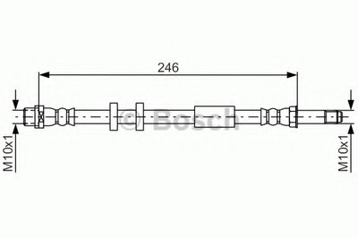 Тормозной шланг BOSCH купить