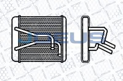 Теплообменник, отопление салона JDEUS купить