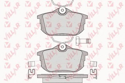 Комплект тормозных колодок, дисковый тормоз VILLAR купить