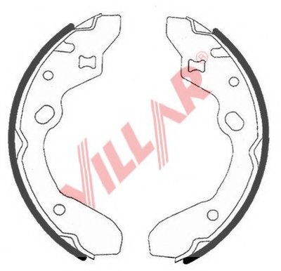 Комплект тормозных колодок VILLAR купить