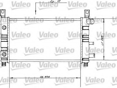 Радиатор, охлаждение двигателя VALEO купить