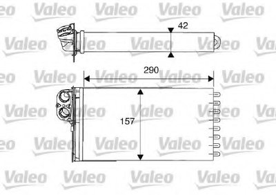 Теплообменник, отопление салона VALEO купить