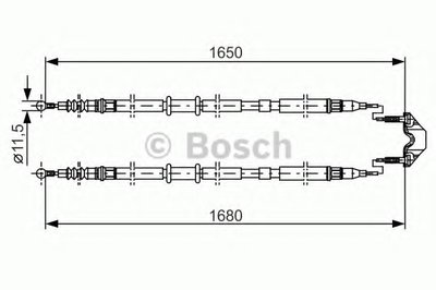 Трос, стояночная тормозная система BOSCH купить