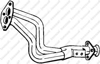 Труба выхлопного газа BOSAL купить