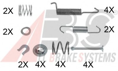 Комплектующие, тормозная колодка A.B.S. купить