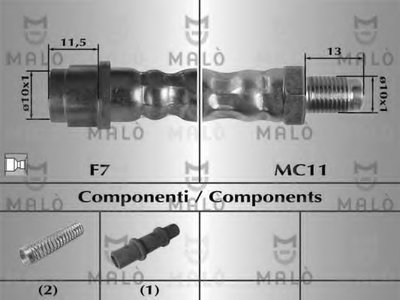 Тормозной шланг MALÒ купить