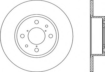 Тормозной диск ADAPTIVE OPEN PARTS купить