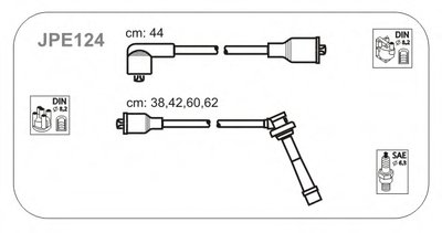 Комплект проводов зажигания JANMOR купить