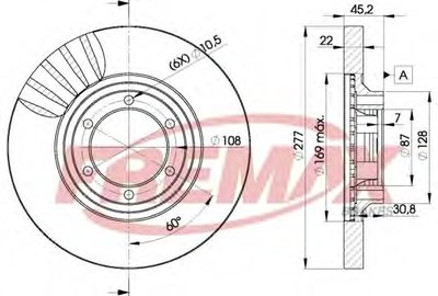 Тормозной диск Premium Carbon + FREMAX купить