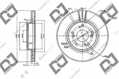 Тормозной диск DJ PARTS купить