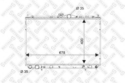 Радиатор, охлаждение двигателя STELLOX купить