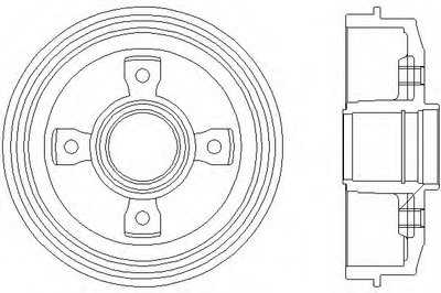 Тормозной барабан HELLA PAGID купить