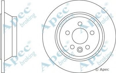 Тормозной диск APEC braking купить