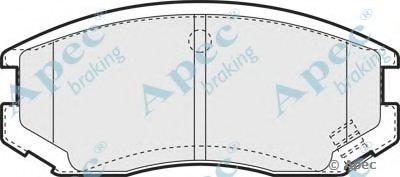 Комплект тормозных колодок, дисковый тормоз APEC braking купить