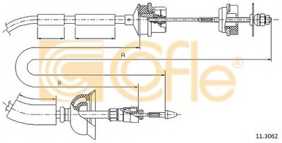 Тросик сцепления COFLE купить