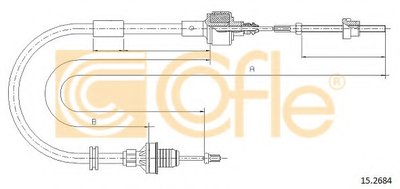 Тросик сцепления COFLE купить