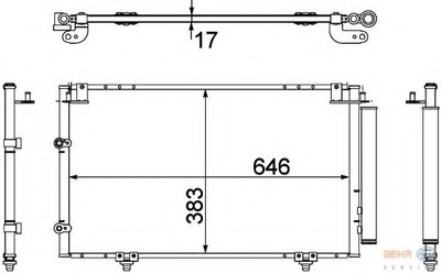 SATO Q+ Конденсер TOYOTA Camry 01-