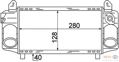 Интеркулер BEHR HELLA SERVICE HELLA купить