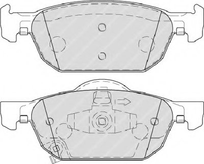 Колодки тормозные передние Honda Accord VIII/Civic IX 08-