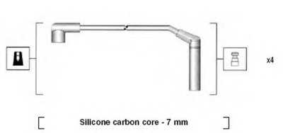 Комплект проводов зажигания MAGNETI MARELLI купить