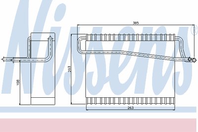 Испаритель, кондиционер NISSENS купить