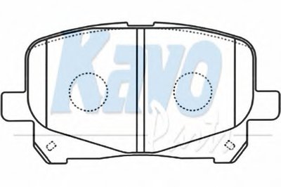 Комплект тормозных колодок, дисковый тормоз MK KASHIYAMA KAVO PARTS купить