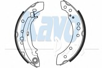 Комплект тормозных колодок MK KASHIYAMA KAVO PARTS купить