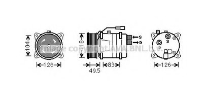 Компрессор, кондиционер AVA QUALITY COOLING купить