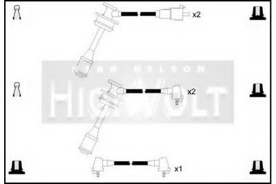 Комплект проводов зажигания HighVolt STANDARD купить