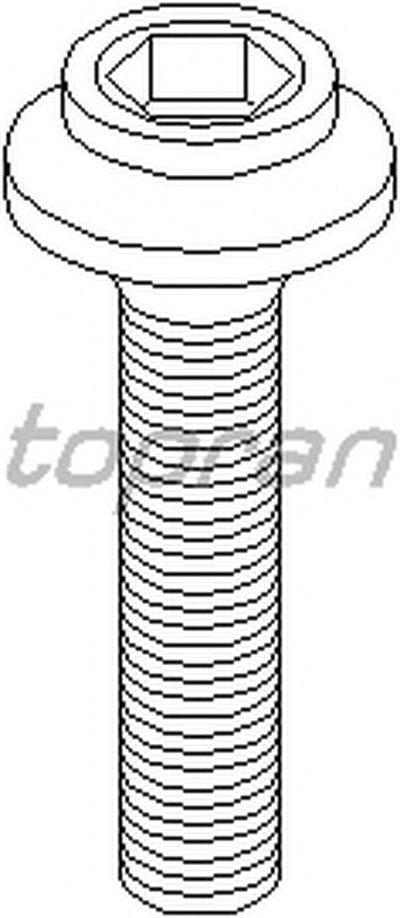 Болт, фланец карданного вала TOPRAN купить