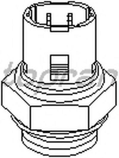 Термовыключатель, вентилятор радиатора TOPRAN купить