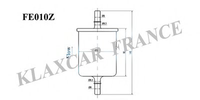 Фильтр топливный (FE010Z) Klaxcar France