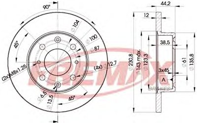 Тормозной диск Premium Carbon + FREMAX купить