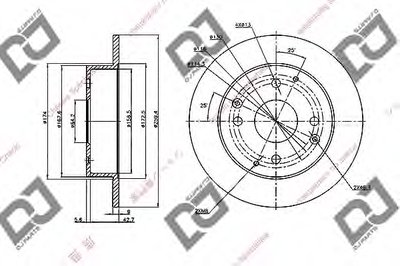 Тормозной диск DJ PARTS купить