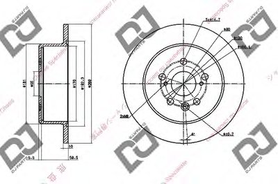 Тормозной диск DJ PARTS купить