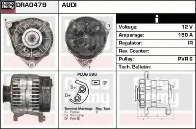 Генератор Remanufactured REMY (Light Duty) DELCO REMY купить