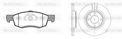 Комплект тормозов, дисковый тормозной механизм WOKING купить
