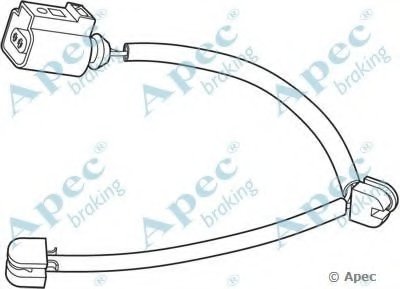 Указатель износа, накладка тормозной колодки APEC braking купить